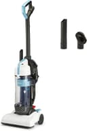 Amazon Basics Upright Bagless Vacuum Cleaner for Carpet and Hard Floors, Washable Filter, Crevice and Upholstery Tools, Detachable Handle, Lightweight, 1.7L Dust Cup, 25ft Cord, Black/White